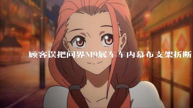 顾客误把问界M9展车车内幕布支架折断，被要求赔偿7000-10000元，你怎么看？